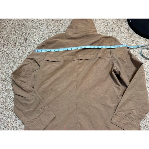 Coldwater Creek Women's lightweight Tan jacket/blazer; size Medium; zip up - Picture 6 of 9